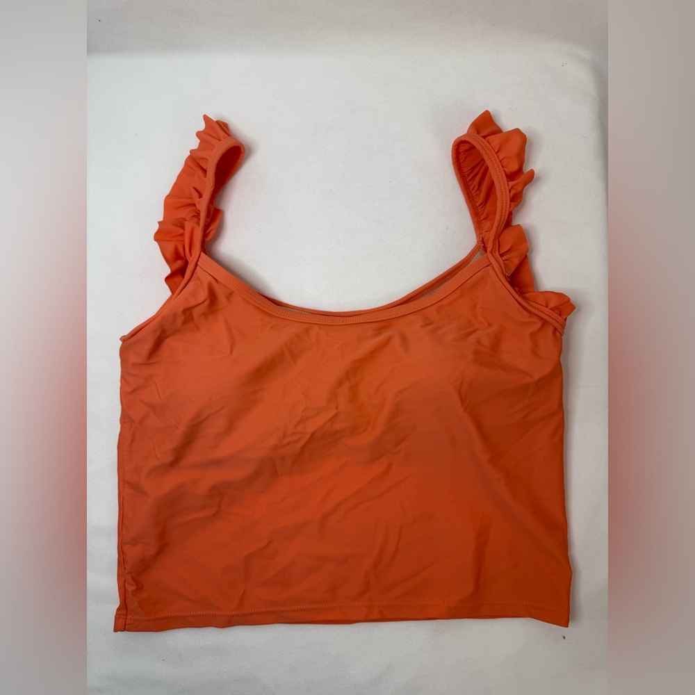 Kortni Jeane Flutter Top Swimsuit Bathing Suit